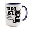 Кружка-список дел кота Керамическая чайная чашка с юмористическим списком