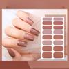 French Manicure Stickers Waterproof Solid Color Onion Powder Nail Polish Film Nail Stickers Full Stickers