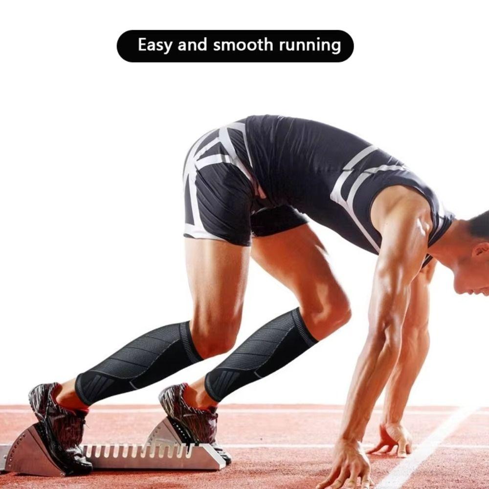 Wear-resistant Compression Calf Sleeves Imitation Nylon Knee Support Sleeves  Women Men