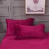 Наволочка однотонная плотная фланелевая наволочка коралловый флис двойной основной комплект наволочка коралловый флис