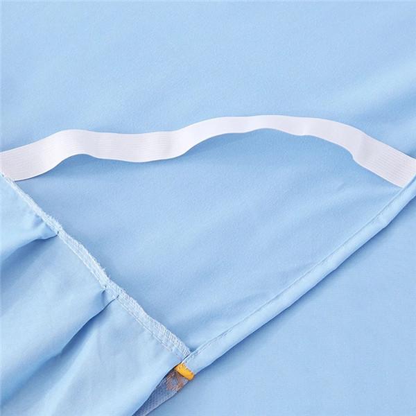 Простыня с 2 наволочками, однотонная юбка-кровать, мягкое покрывало, дышащее покрывало, кружевная простыня, комплект постельного белья