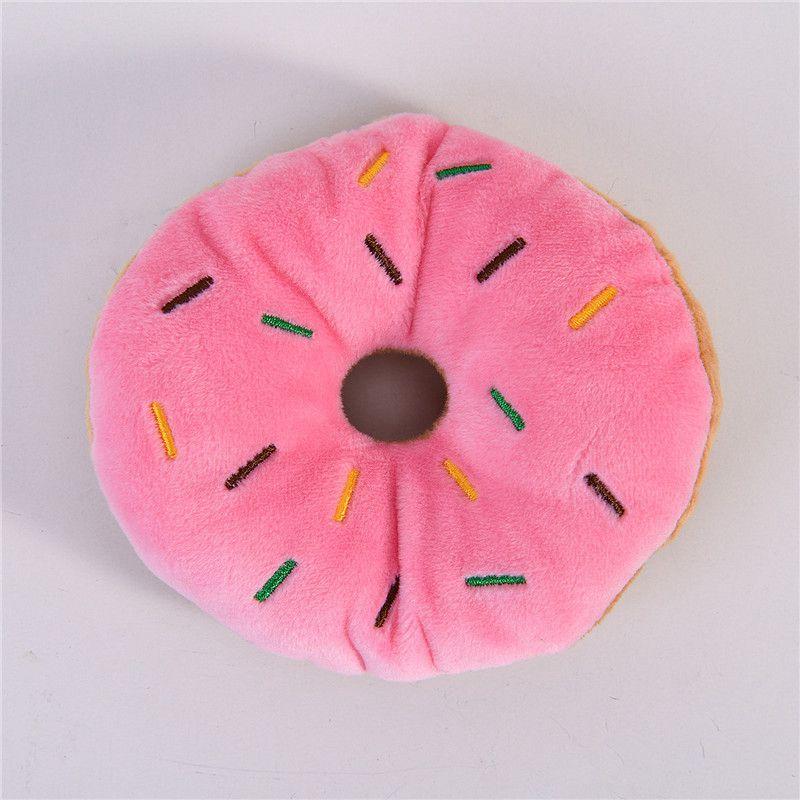 Питомец щенок пищащий пончик игрушка мягкая жевательная игрушка для собак пушистая дрессировка