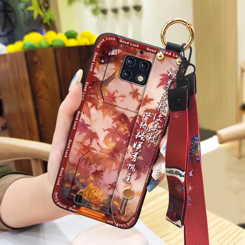 Кольцо-держатель для телефона Чехол для телефона для Oukitel WP6 Пожилая женщина Модный шнурок Китайский стиль Подставка Силиконовый Прочный