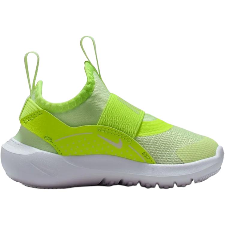 Nike Flex Runner Удобные Универсальные Прочные Низкие Кроссовки для Ходьбы Детские кроссовки Флуоресцентно-желтый Белый IF2895-700