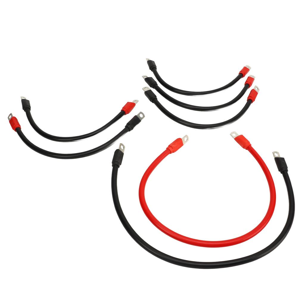 7 шт. Кабель аккумулятора для гольф-кара, чистая медь, 4 AWG, комплект проводки аккумулятора, замена для E‑Z‑GO TXT 36V 48V 1994 г. и новее
