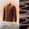 CAMEL Men's Brushed Knit Anti-Static Fleece Jacket