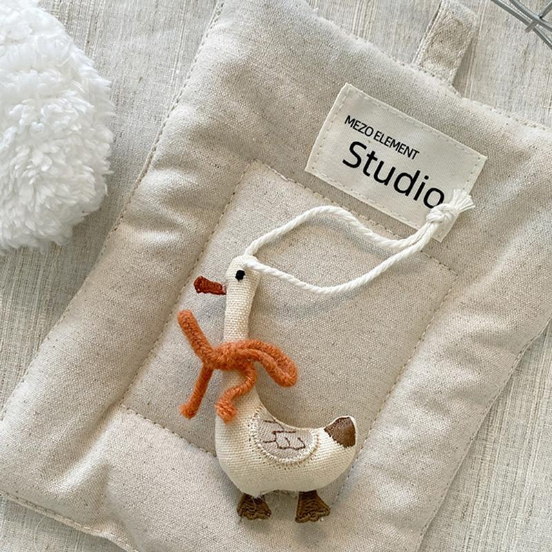 Креативный тканевый брелок-подвеска в виде животного для сумки, забавный маленький брелок в виде медведя, брелок в виде утки, милая подвеска в виде ежика, аксессуары, подарки