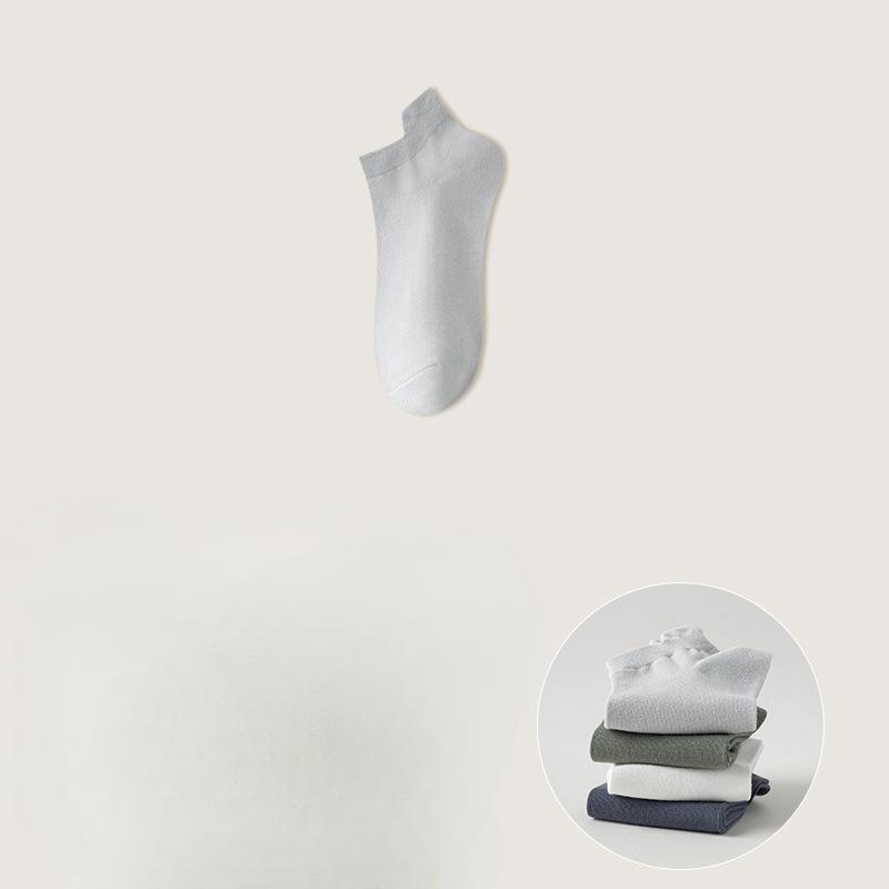 Мужские невидимые короткие носки, влагопоглощающие и устойчивые к запаху бесшовные носки, хлопковые носки с эффектом лифтинга ушей, дышащие спортивные носки с коротким рукавом и низким верхом