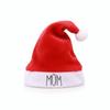 Fluffy Family Matching Santa Hat DAD MOM MINI Embroidered Plush Santa Cap  Home Decor