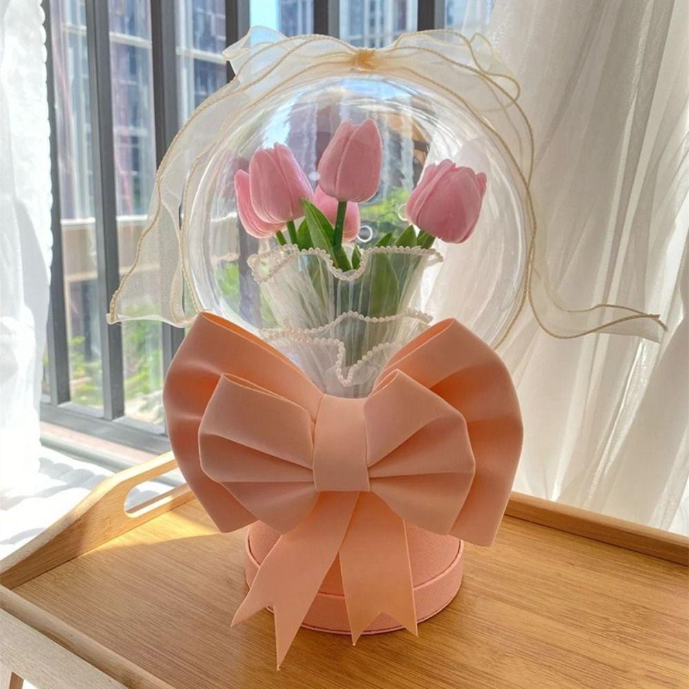 DIY Bouquet Holder Transparent Flower Bouquet Ball  Wedding Birthday Party Decorations