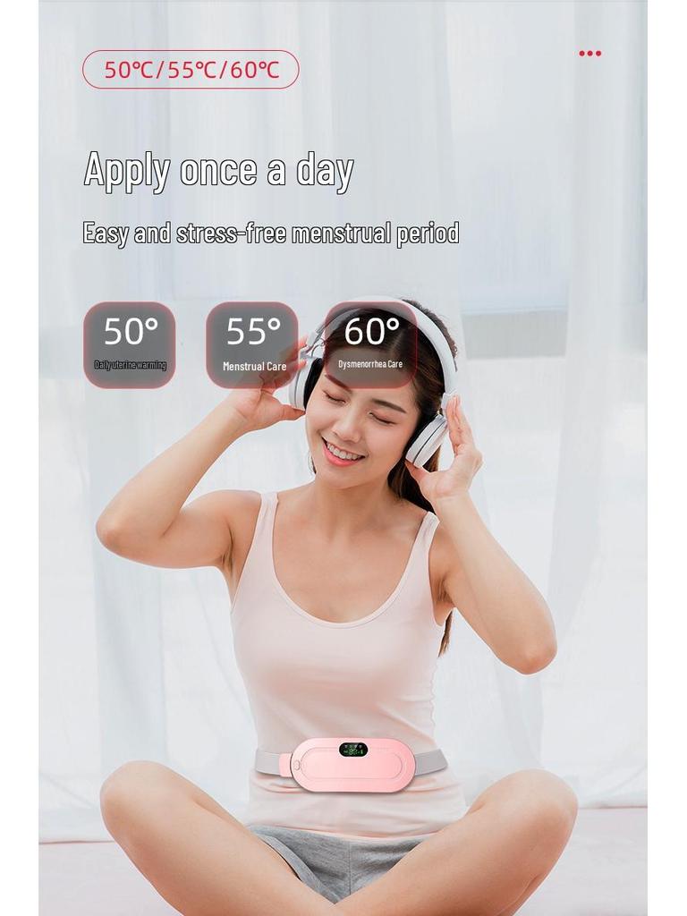 Согревающий бандаж для поддержки матки: Вибромассаж и теплотерапия для живота и спины