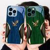 Благородное кольцо Золотой Орел Для iPhone 17 Air 16 E 15 14 13 Plus 12 mini 17 Pro Max 11Pro XR Xs X 7 8 11 Закаленное Стекло Чехол для Телефона