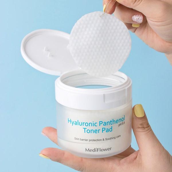 MediFlower Hyaluronic Panthenol Toner Pad 60Pads 180ml
