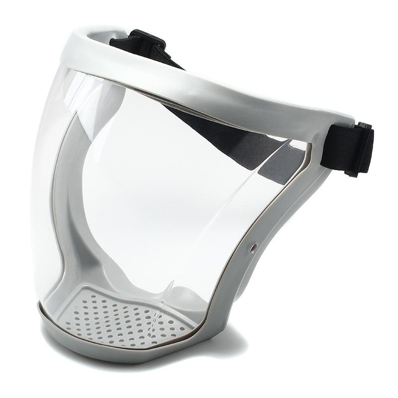 Transparent Protective Full Face Shield Oil-splash Proof Mask Splash-proof Facial Shield Protection Face Cover Kitchen Tools