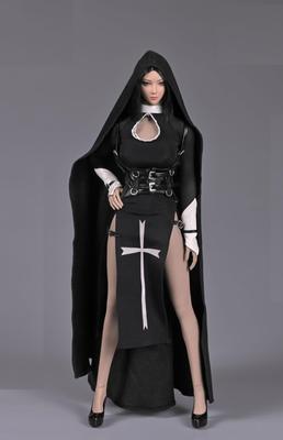 Игрушка Hobby Scale Фигурка совместима с TBLeague Body SAtoys SA002A Модная сексуальная церковная монахиня Красивая женская одежда и туфли на высоком каблуке