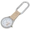 Fieldwork Analog Pocket Watch with Animal Yorkie Women's Carabiner, Design, Dog, Beige, MKK2316-2