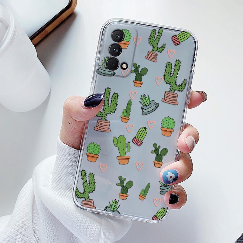 Чехол для телефона Realme GT Master Edition TPU Funda Милый мультяшный кот Лягушка Расписная крышка для Realme Q3 Pro Carnival Прозрачный чехол
