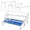 Acrylic Honpo Large Display Stand, Set of 6, Acrylic Stands, Display Stand, L-Shaped, Stage, Product Display, Decoration, Clear