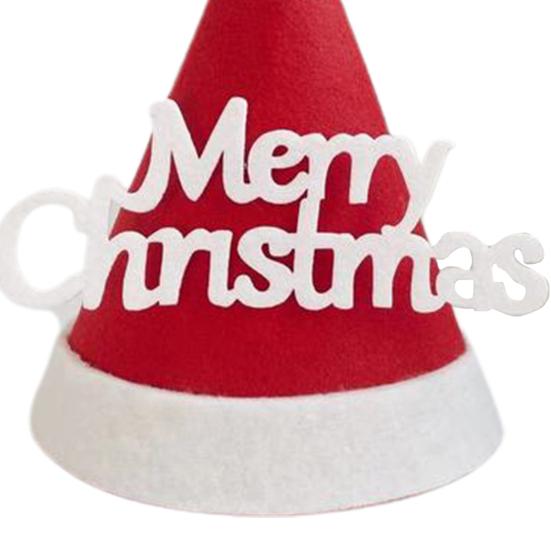 Christmas Party Cap Exquisite for Indoor Eco-friendly Decorative Tree Elk Xmas Party Cap Innovative Easy Wear Practical