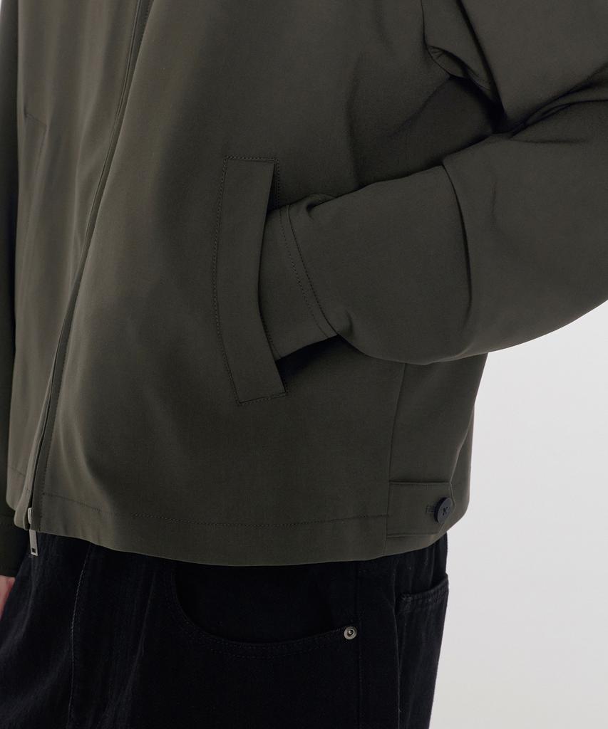Musinsa Standard Light Plain Relaxed Minimal Jacket [Dusty Khaki]