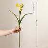 Realistic Pu Irish Iris Flower For Outdoor Events Home Office Decoration Gift