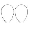 2pcs Hearing Amplifier Clip Holder Seniors Children Portable BTE Hearing Amplifier Lanyard for