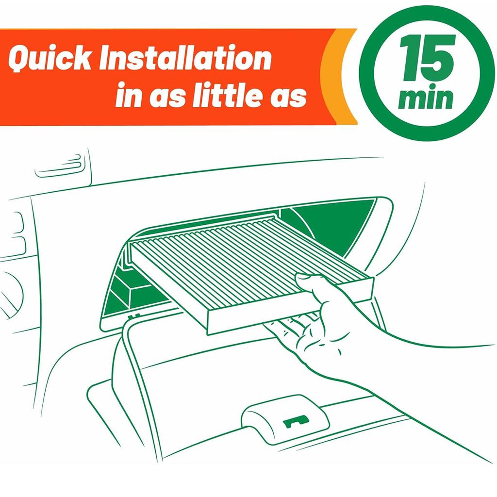 Подходит для автомобильных фильтров кондиционера Hyundai Accent/KIA Forte 97129-2E200 CF10709 P3916WS CAF1820P F4684