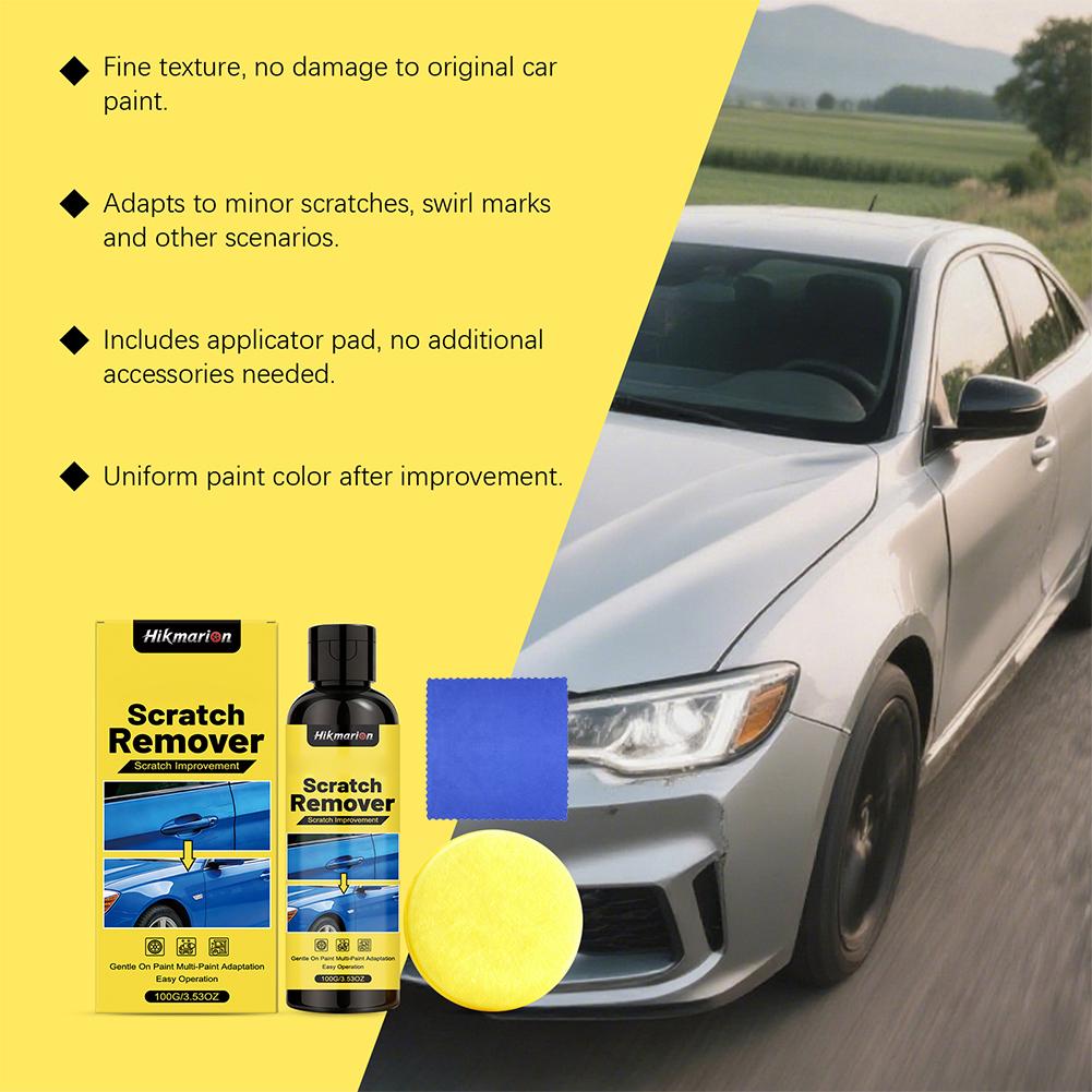 Car Scratch Repair Wax Removes Fine Scratches Provides Light Protection, And Has A Mild Formula For Paint Surface Care