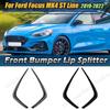 Для Ford Focus MK4 ST Line автомобильный передний бампер, спойлер, диффузор, сплиттер, глянцевая черная вентиляционная накладка, комплекты кузова