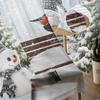 Рождественский снеговик Holly Berries шифоновые прозрачные шторы для гостиной спальни кухни украшения окна вуали тюль занавески