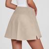 Women's Athletic Skort with Built-in Shorts and Side Pockets for Running Tennis Yoga Fitness Training Activewear Skirt