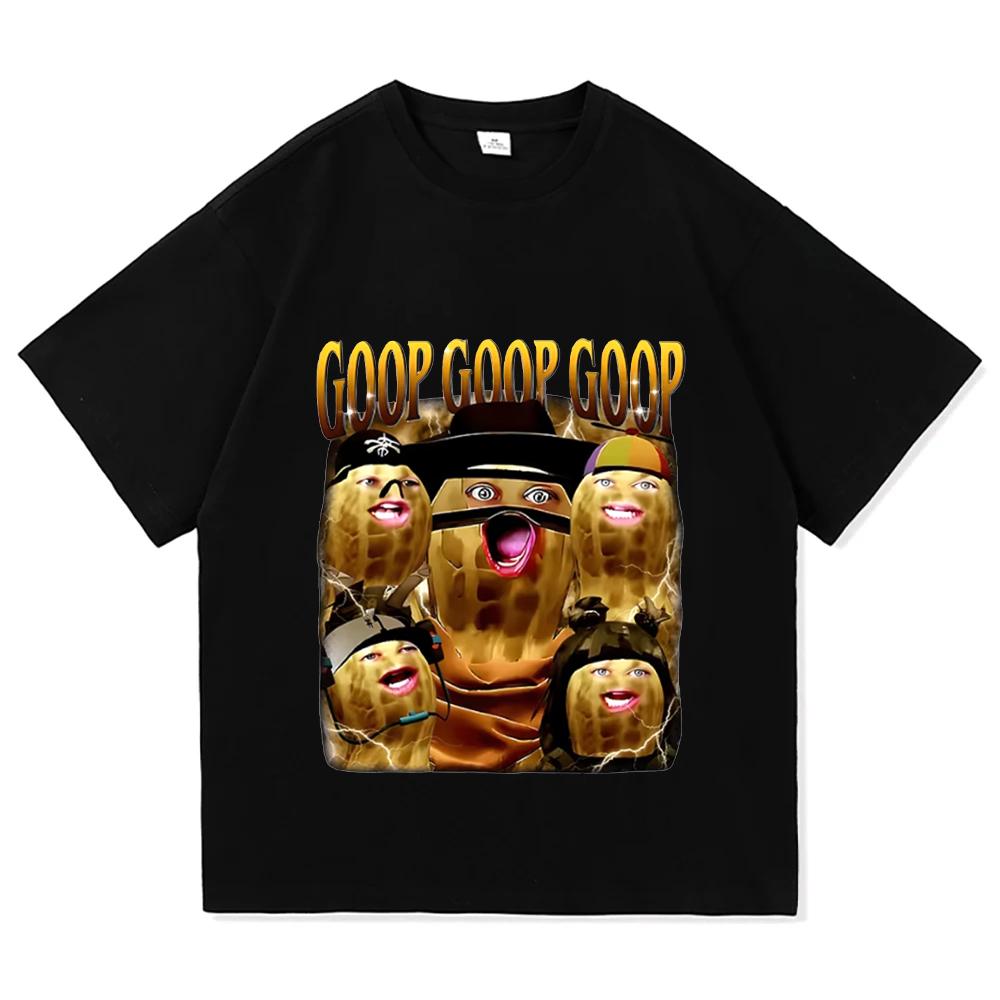 Goop Goop Goop Игровые футболки Arc Raiders Унисекс Уличная одежда Хип-хоп Унисекс Уличная одежда Хлопковая футболка с коротким рукавом Мужская Свободные футболки