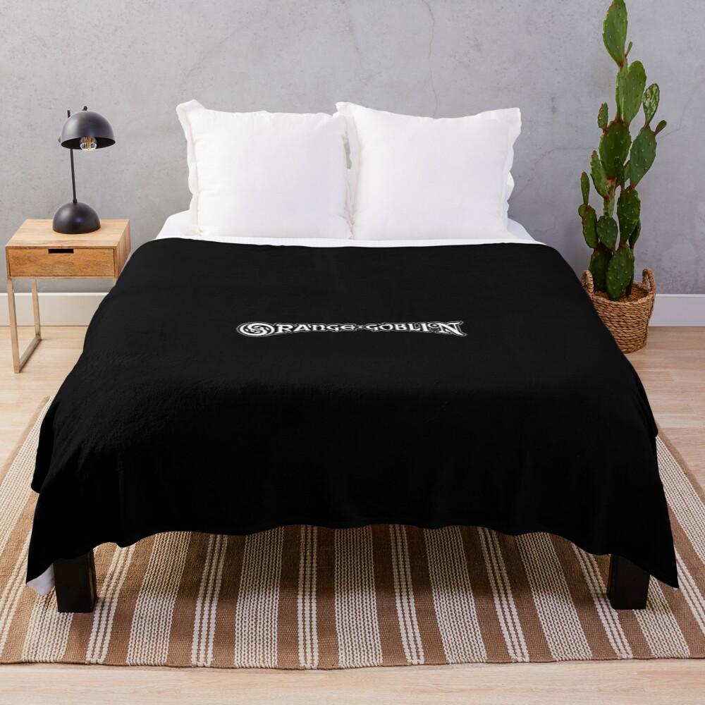 Orange Goblin (Band) HD Logo Throw Blanket