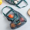 Portable PVC Mesh Storage Bag Reusable Fruit and Vegetable Storage Bag Kitchen Accessories Washable Handbag AVE