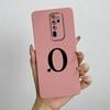 Милый чехол с инициалами для OPPO A5 (2020) Гладкие чехлы из жидкого силикона для OPPO A9 (2020) Мягкий чехол A11X Сумка для OPPO A5 2020