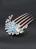 1 шт. Модные хрустальные заколки для волос в виде цветка для женщин, аксессуары для волос
