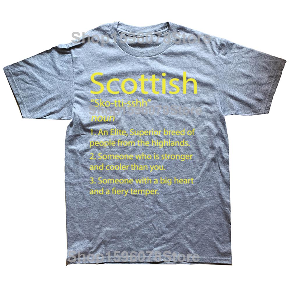 Scottish Definition Funny Scotland Gift Father Dad Papa TShirt Europe Cotton Male Tops Shirt Classic Newest T Shirt Summer
