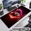 Custom Name Text Mouse Pad AC Milan Personalized Desk Pad For Work And Gaming