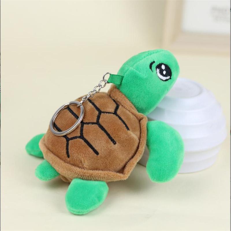 Брелок для ключей с изображением морского животного в виде большой морской черепахи 14 см, мягкая игрушка, маленькая подвеска, брелок для сумки, украшения