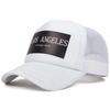 Unisex Los Angeles Print Baseball Net Caps Spring Summer Outdoor Sunscreen Hat Adjustable Casual Trucker Hats