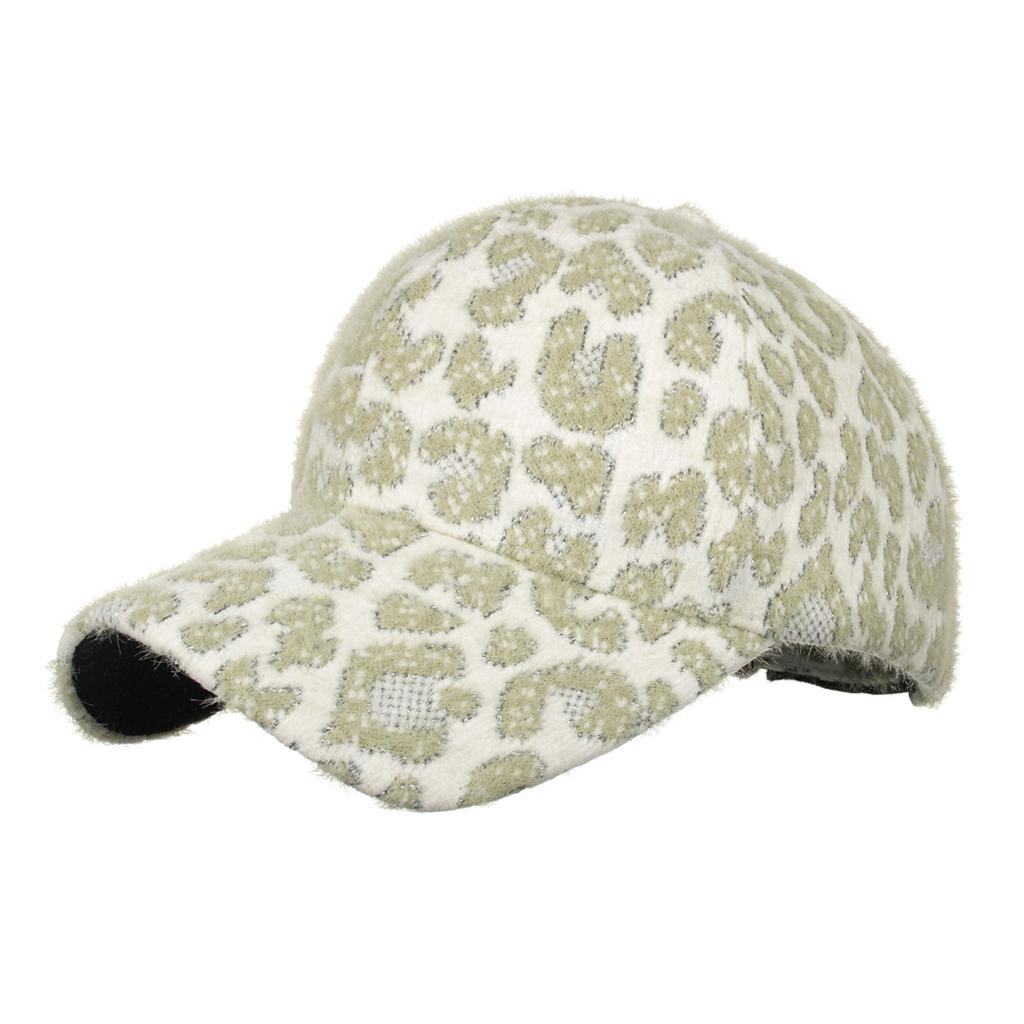 Autumn and Winter New Leopard Print Baseball Cap Cap Sun Cap