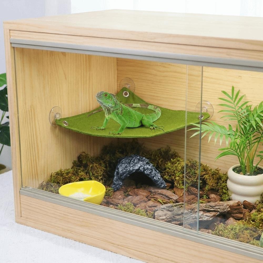 Breathable Reptile Climbing Toys Lightweight Geckos Habitat Reptile Bed Swing Habitat Decor