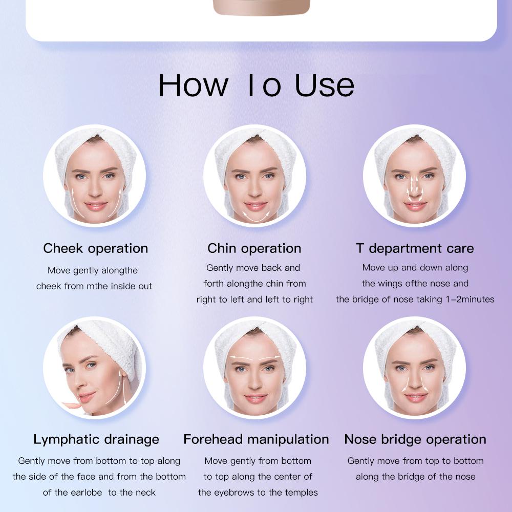 4-In-1 Face Massager Facial Lifting Device HiFu Ultrasound RF EMS Vibration Facial Beauty Device Face Neck Lifting Tightening Anti Wrinkle Skin Care