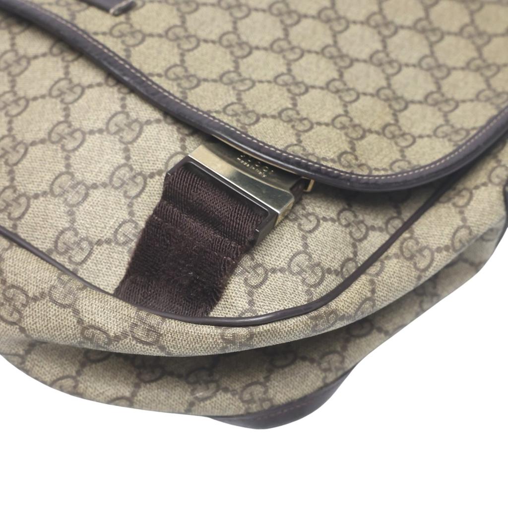 Gucci GG plus GG Supreme Сумка через плечо GG Supreme Canvas Коричневый 201732 002122 Б/у