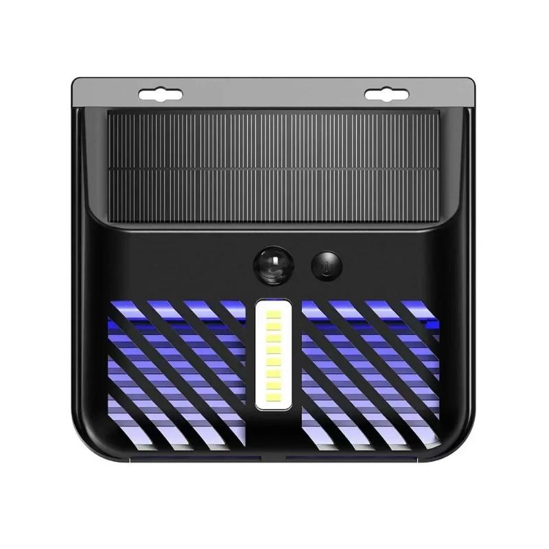 Светодиодная солнечная лампа от комаров, уличная водонепроницаемая лампа высокого напряжения на солнечной энергии, садовая лампа для защиты балкона, репеллент для борьбы с вредителями