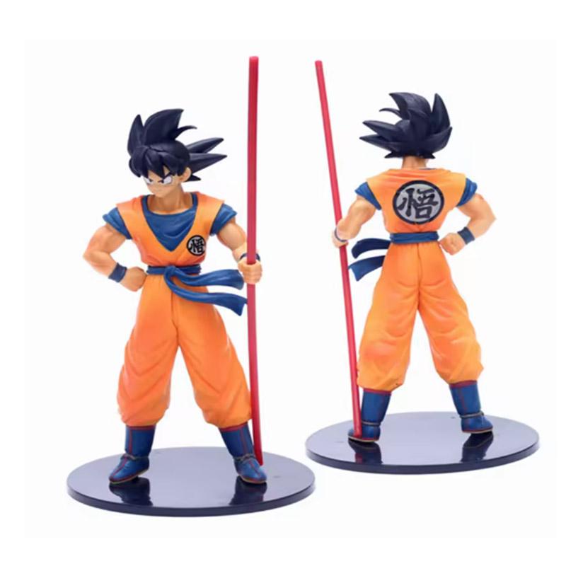 / Dragon Ball Son Goku Super Saiyan Anime Figure 22cm Goku DBZ Action Figure Model Gifts Collectible Doll Kids Birthday Gift