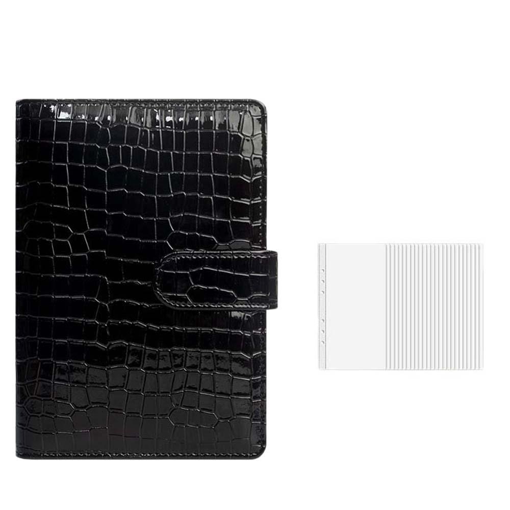 Faux Leather Savings Challenges Book Marbling/Leopard Print Mini Budget Binder Save Money