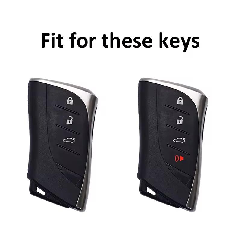 Zinc Alloy Leather Car Remote Key Case Fob Cover For Lexus UX ES UX200 UX250h ES200 ES300h ES350 US200 US260h styling Accessory ZY8