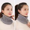 Women Detachable Warm Knitted Fake Collar Neck Warmer Scarf Turtleneck