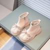 Girls' Bowknot Martin Boots, Popular Autumn and Winter Children's Short Boots, Stylish and Super Soft Baby Princess Style Boots for Young Girls